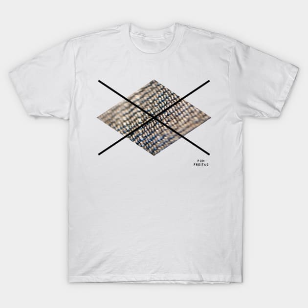 Big denim argyle diamond : T-Shirt by Annie Pom Freitag